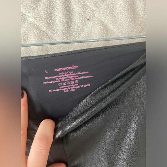 NWOT Commando Faux Leather Leggings - Picture 5 of 9
